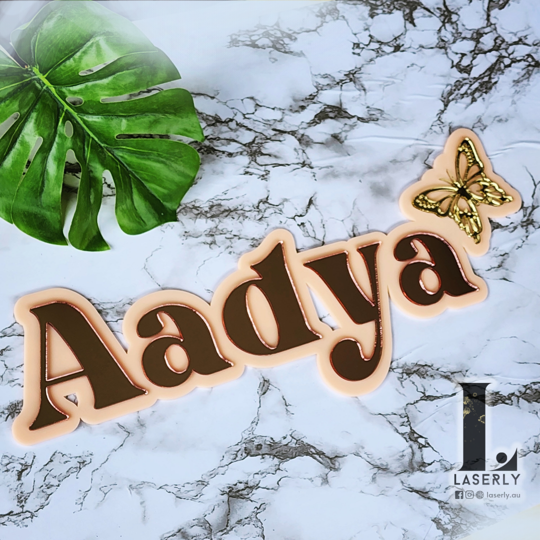 Butterfly Name Sign