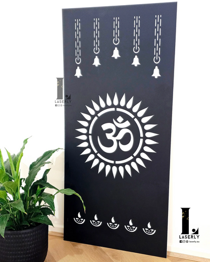 Laser Cut OM Sign – Custom Acrylic Design 47.24 × 21.65 inches