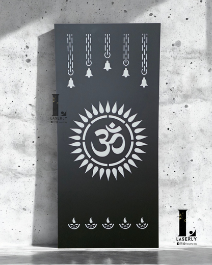 Laser Cut OM Sign – Custom Acrylic Design 47.24 × 21.65 inches