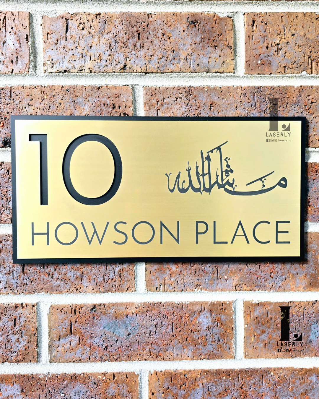 Mashalla House Number Sign