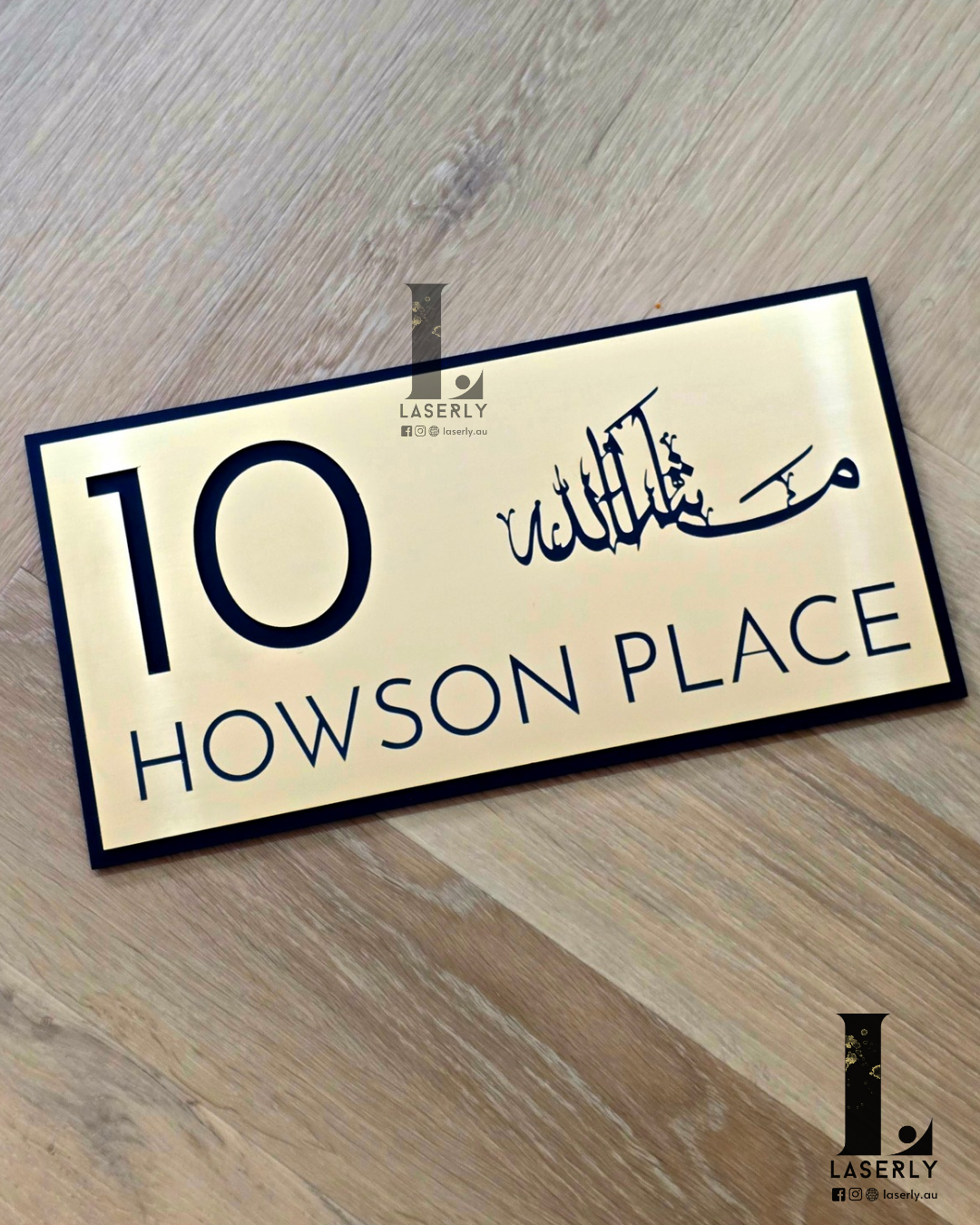Mashalla House Number Sign