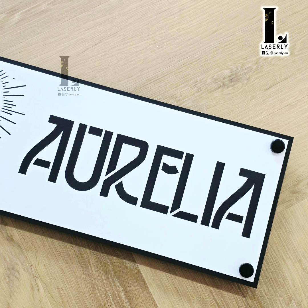 Custom acrylic Christian home sign with Jesus artwork and polished look.
