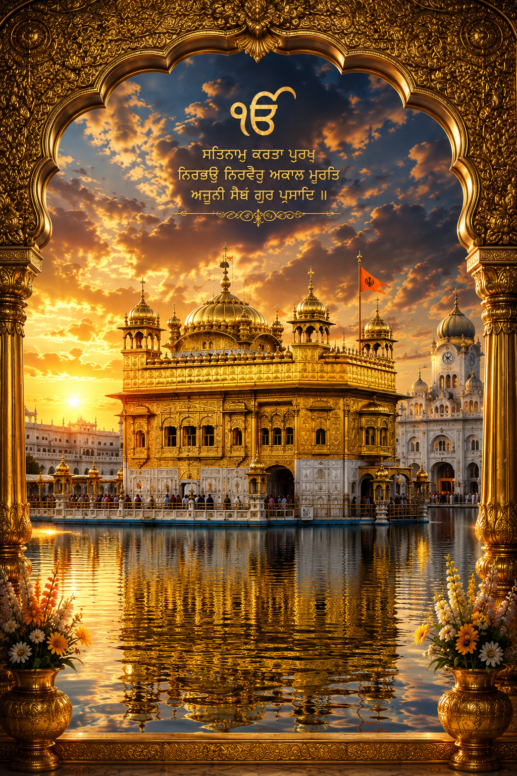 Golden Temple Acrylic Print