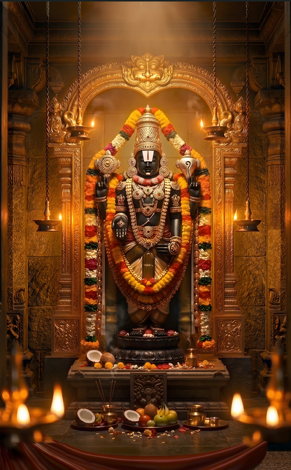Lord Venkateshwara Acrylic Print