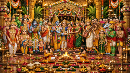 Srinivasa Kalyana Acrylic Print